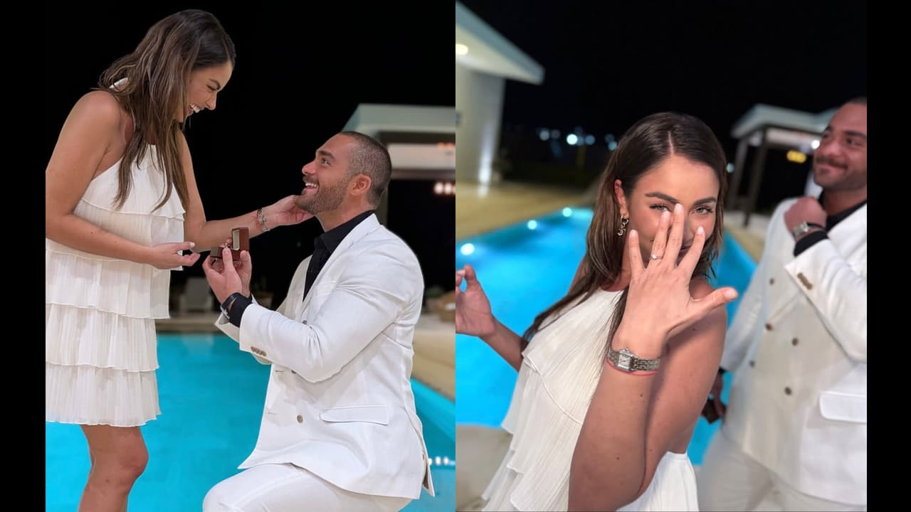 Claudia Martín y Carlos Said anunciaron su compromiso en Instagram