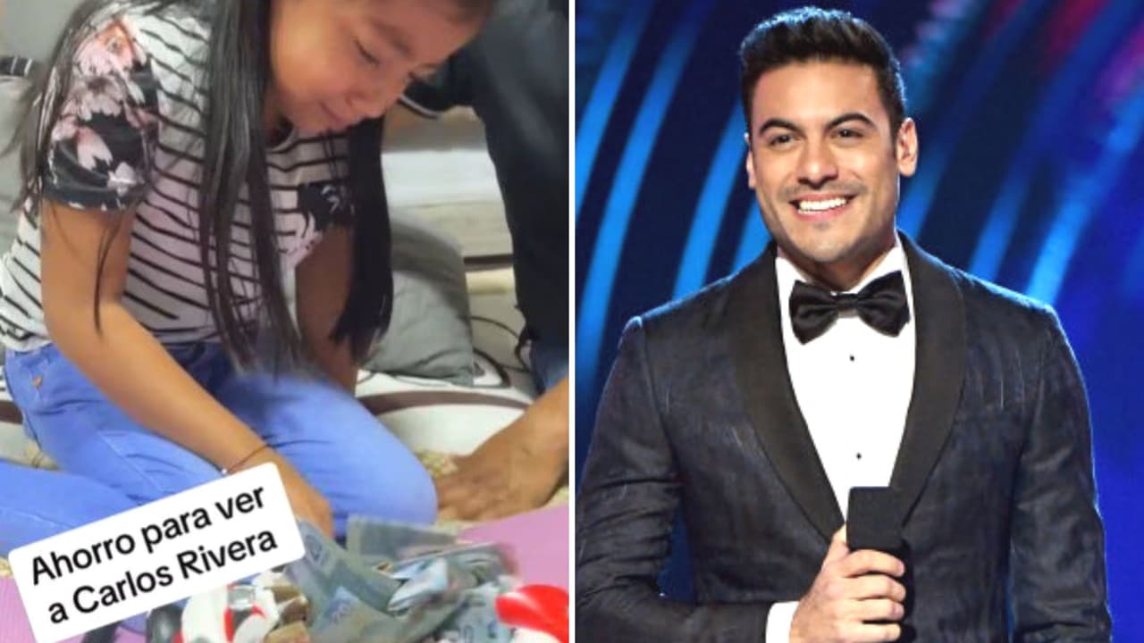 Niña rompe su alcancía para poder ir a concierto de Carlos Rivera y el cantante reaccionó