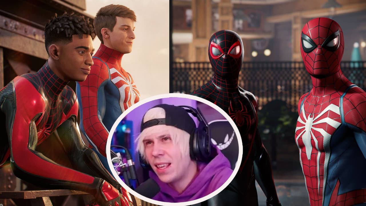 El Rubius prefirió cambiar el idioma del videojuego 'Spider-Man 2' durante una transmisión en vivo.