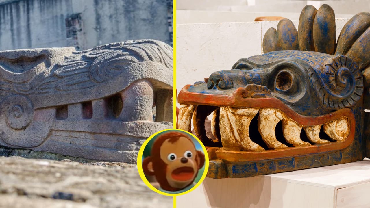 Serpiente azteca gigante queda al descubierto tras terremoto y asombra a los historiadores