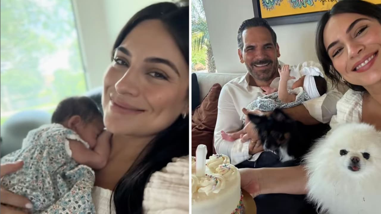 Ana Brenda Contreras comparte tierna foto de su hija para celebrar sus 2 meses de vida