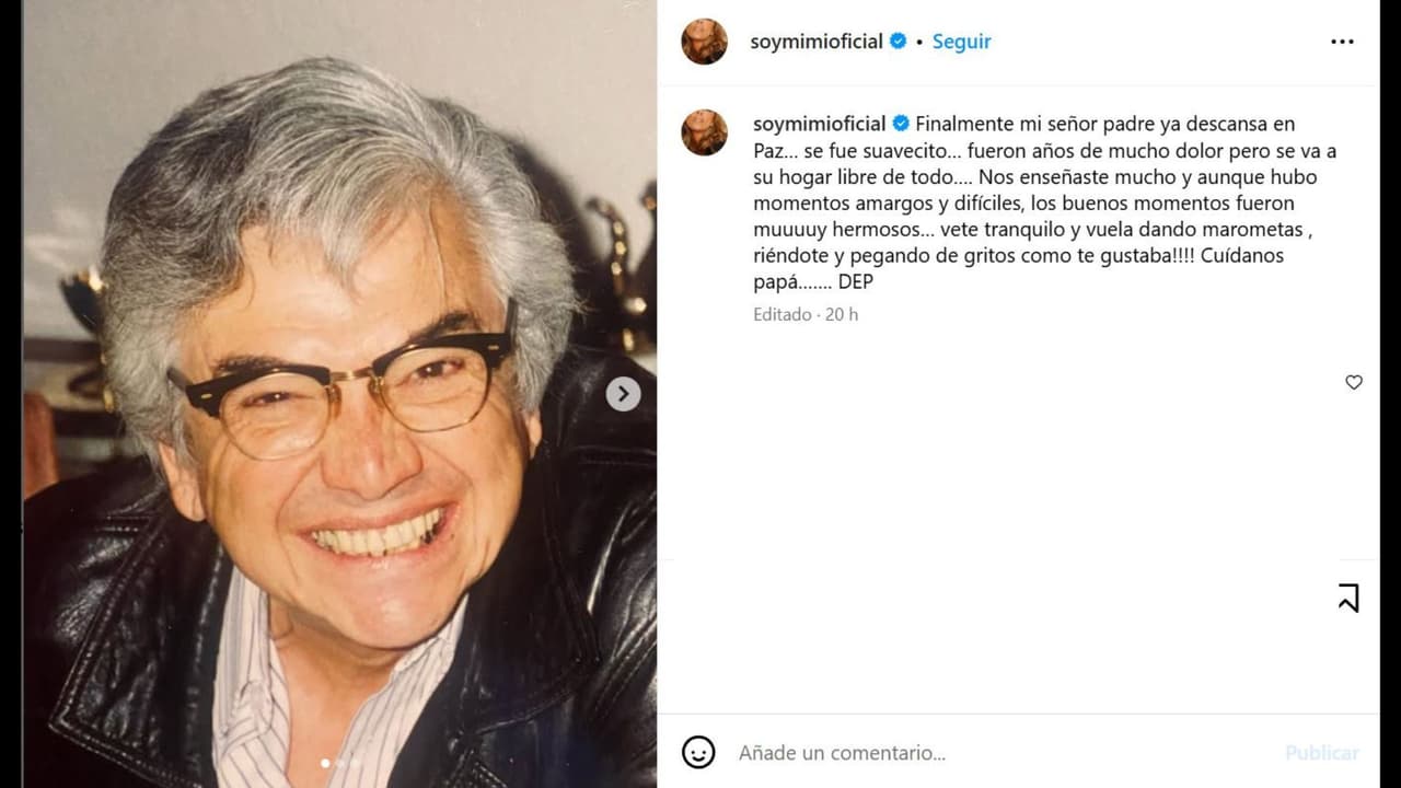 Mimí de Flans dedica emotivo mensaje a su padre