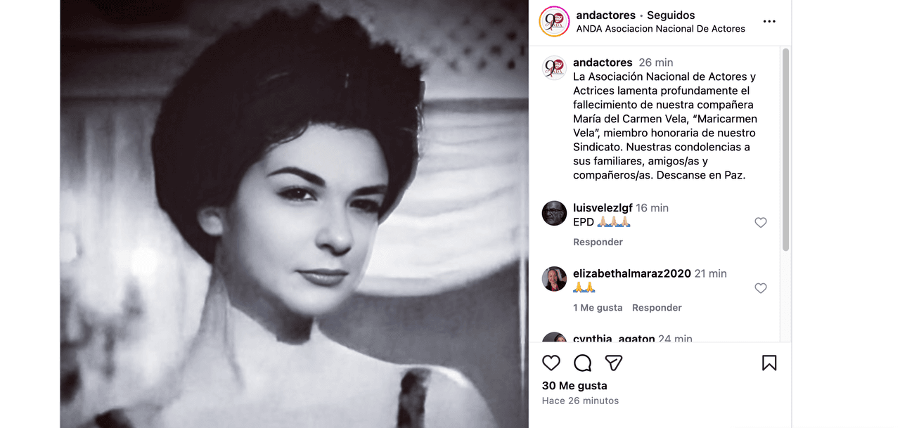 Muere querida actriz de ‘Mi corazón es tuyo’ y ‘Abismo de pasión’ ; devastados, le dan el último adiós