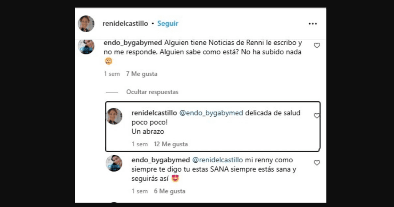 Estas fueron las últimas palabras de la actriz Renata del Castillo antes de morir