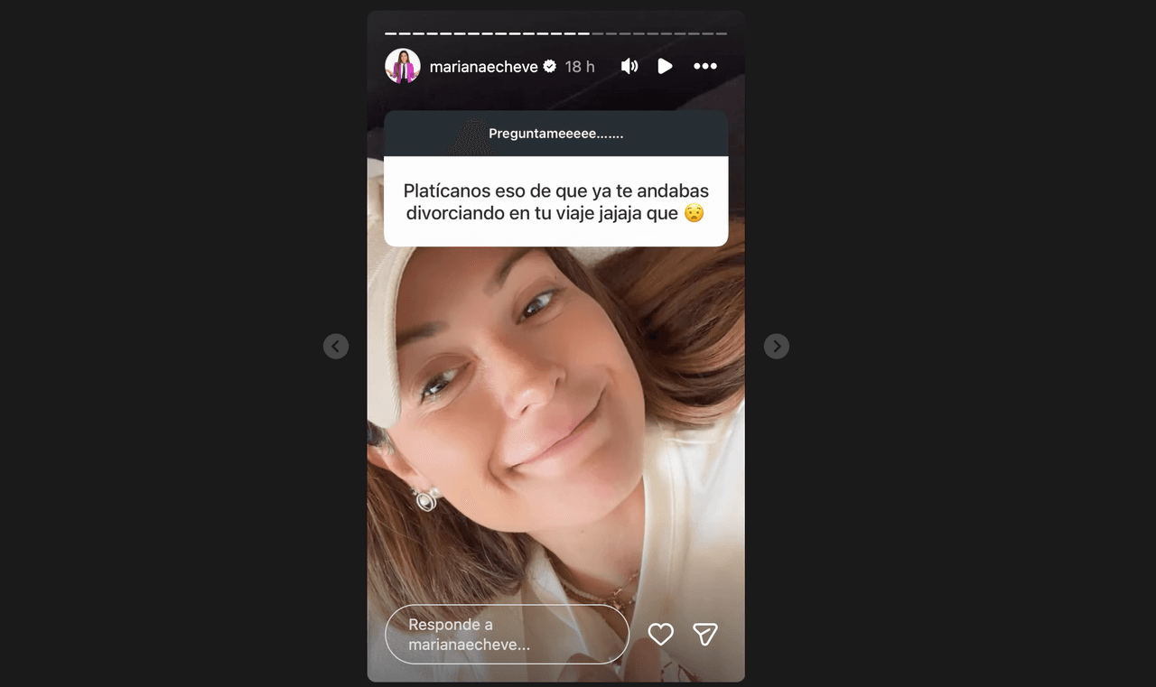 Mariana Echeverría revela si se está divorciando; publica inesperado video y confiesa todo sobre su esposo
