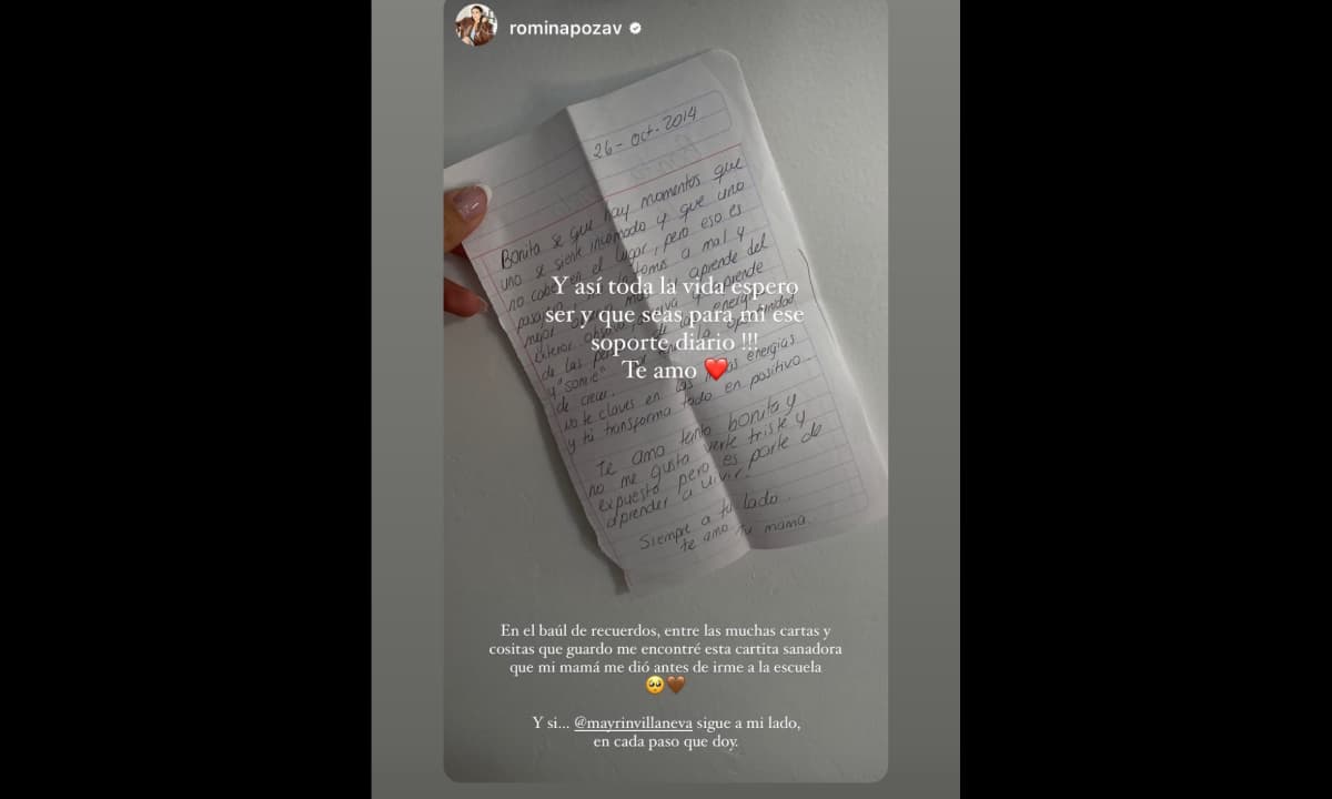 La hija de la actriz compartió la imagen en su cuenta de Instagram