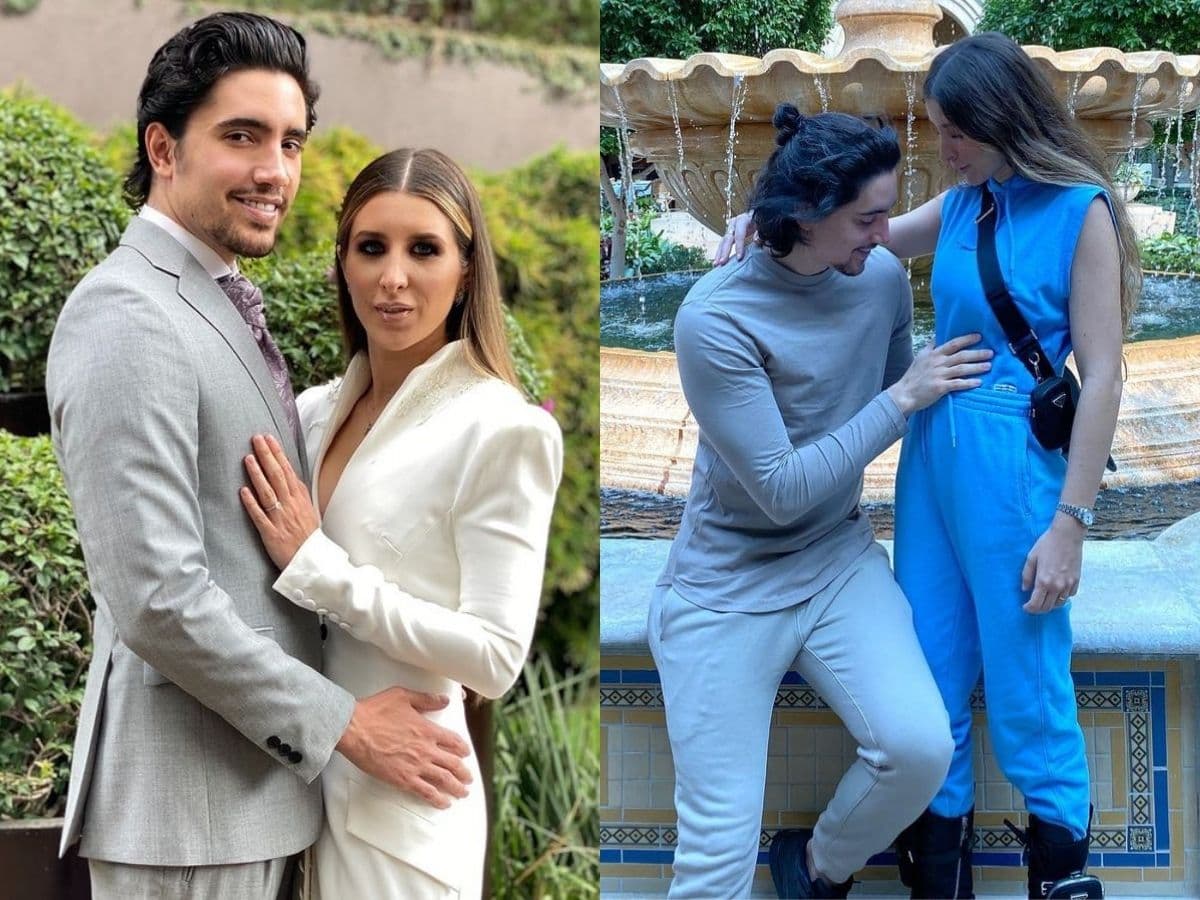 Alex Fernández Jr y su esposa Alexia Hernández revelaron el sexo de su bebé en tremenda fiesta.