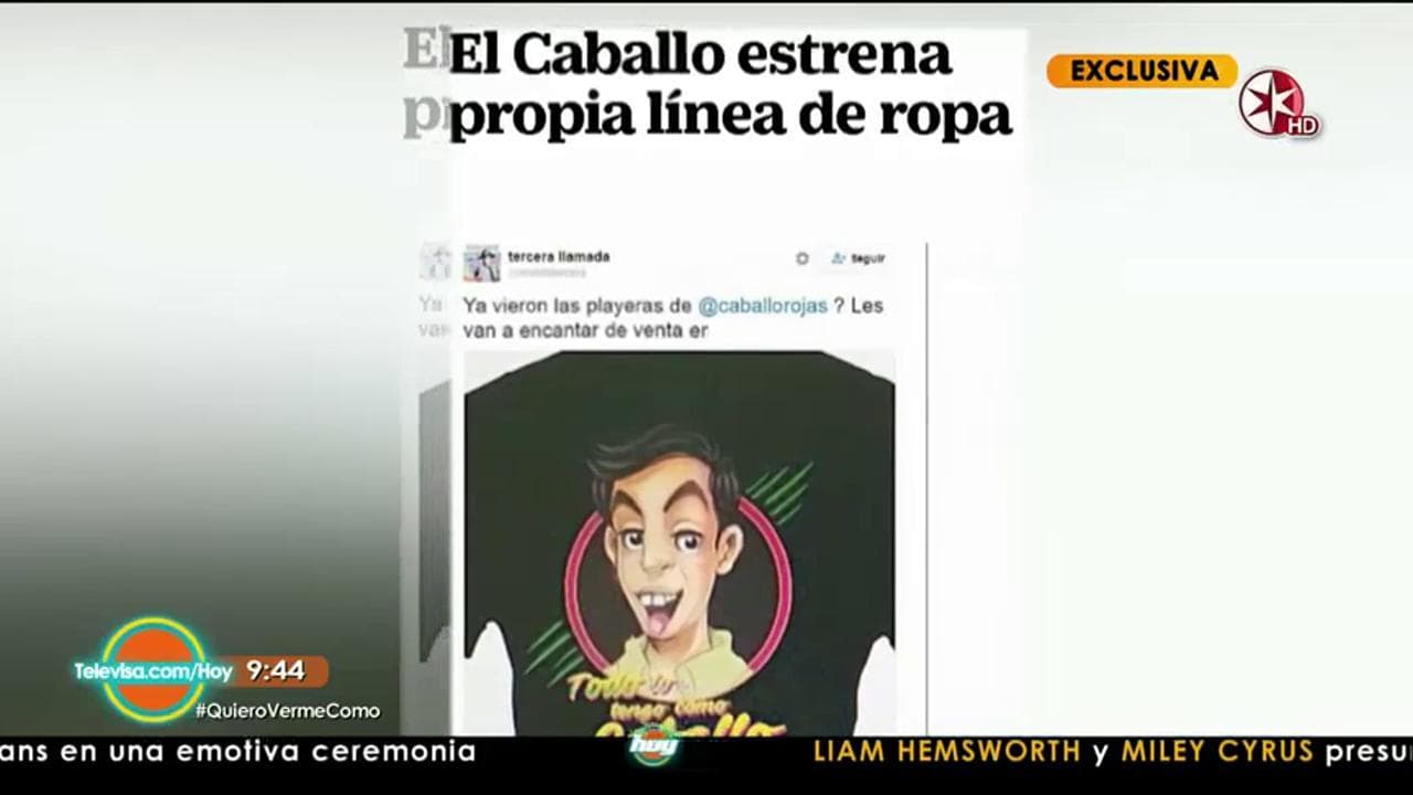 Piratería clona playeras del Caballo Rojas