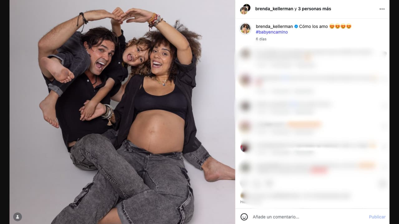Ferdinando Valencia y Brenda Kellerman realizan tierna sesión de fotos junto a su hijo