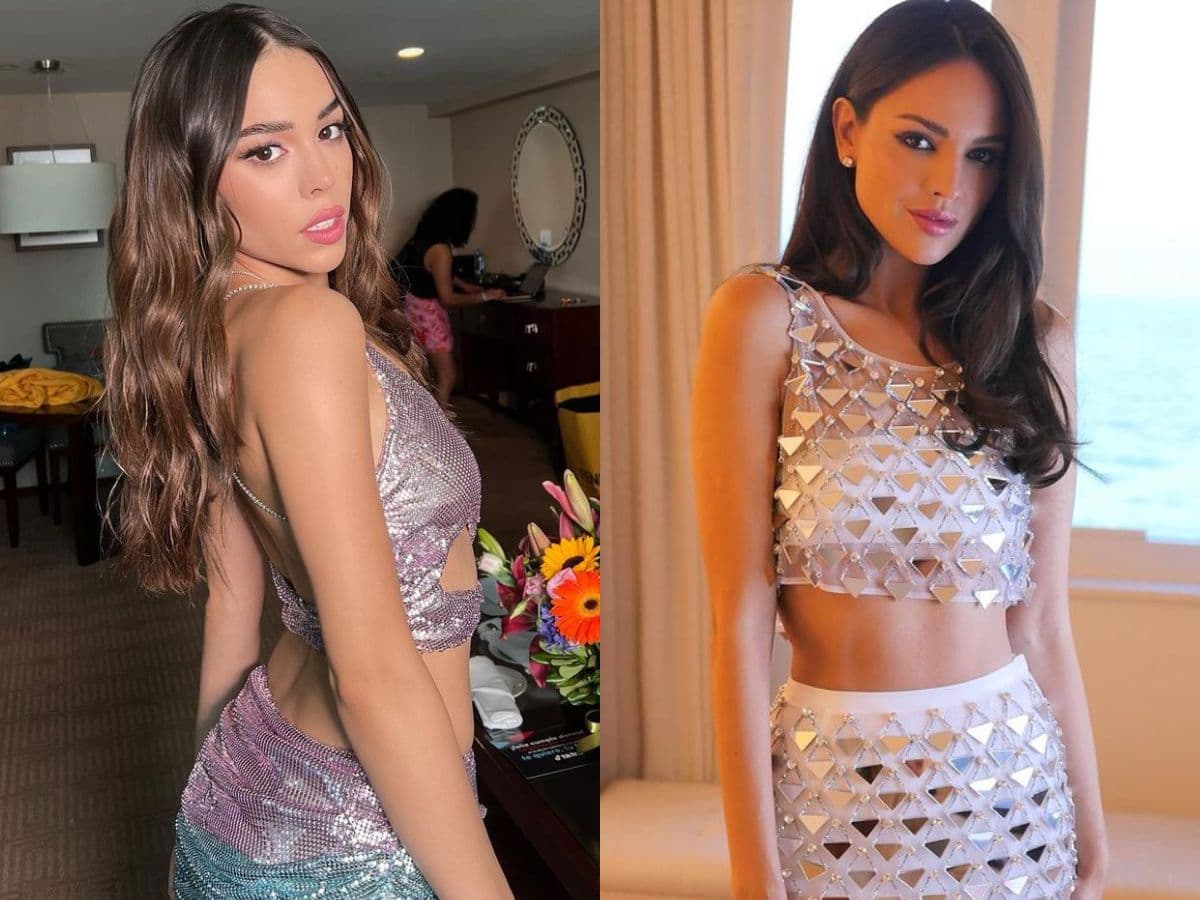 Danna Paola deja en shock por parecer gemela de Eiza González