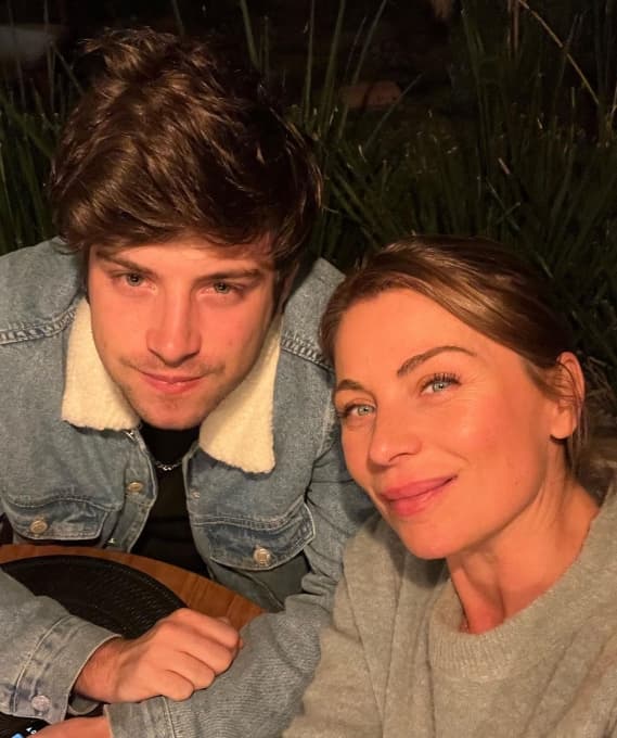 Ludwika Paleta y su hijo Emiliano