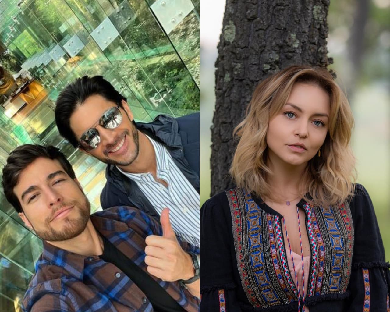 Daniel Elbittar, Angelique Boyer y Danilo Carrera, protagonista de 'El Amor Invencible'.