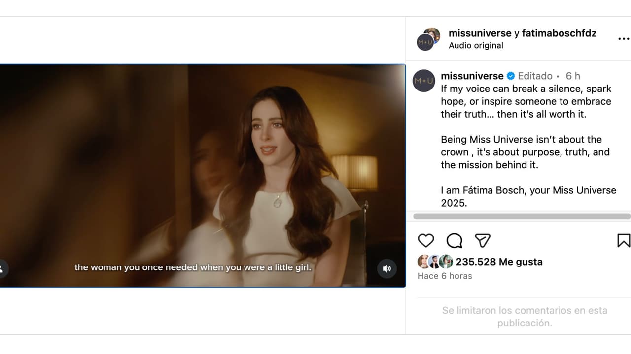 Fátima Bosch sorprende con mensaje.