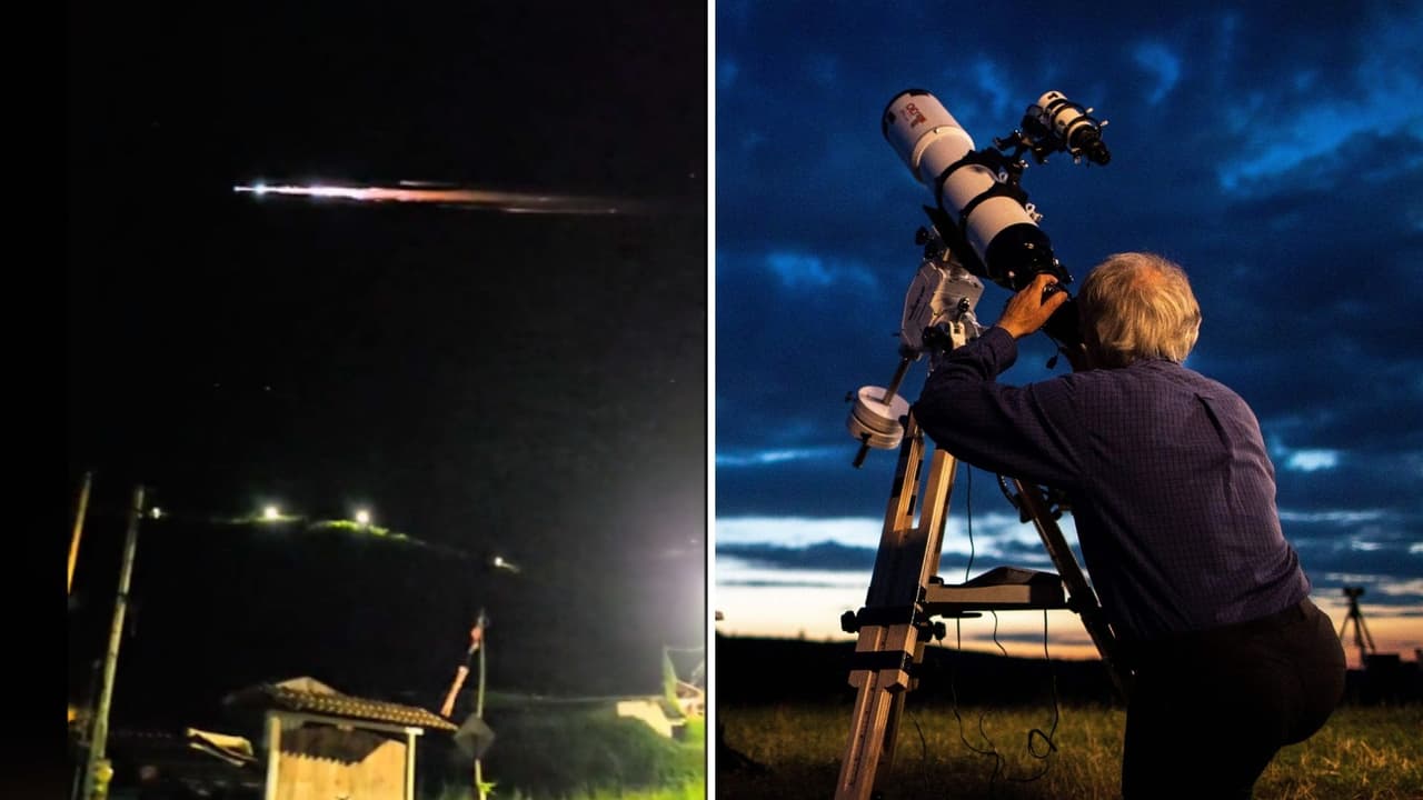 ¿Es un meteorito o un OVNI? Impresionante luces en el cielo toman por sorpresa a usuarios de TikTok