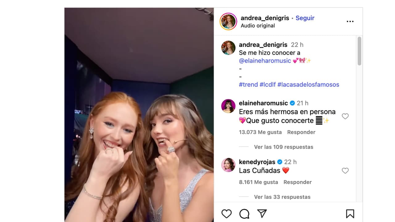 Hermana de Aldo y Elaine por fin se conocen.