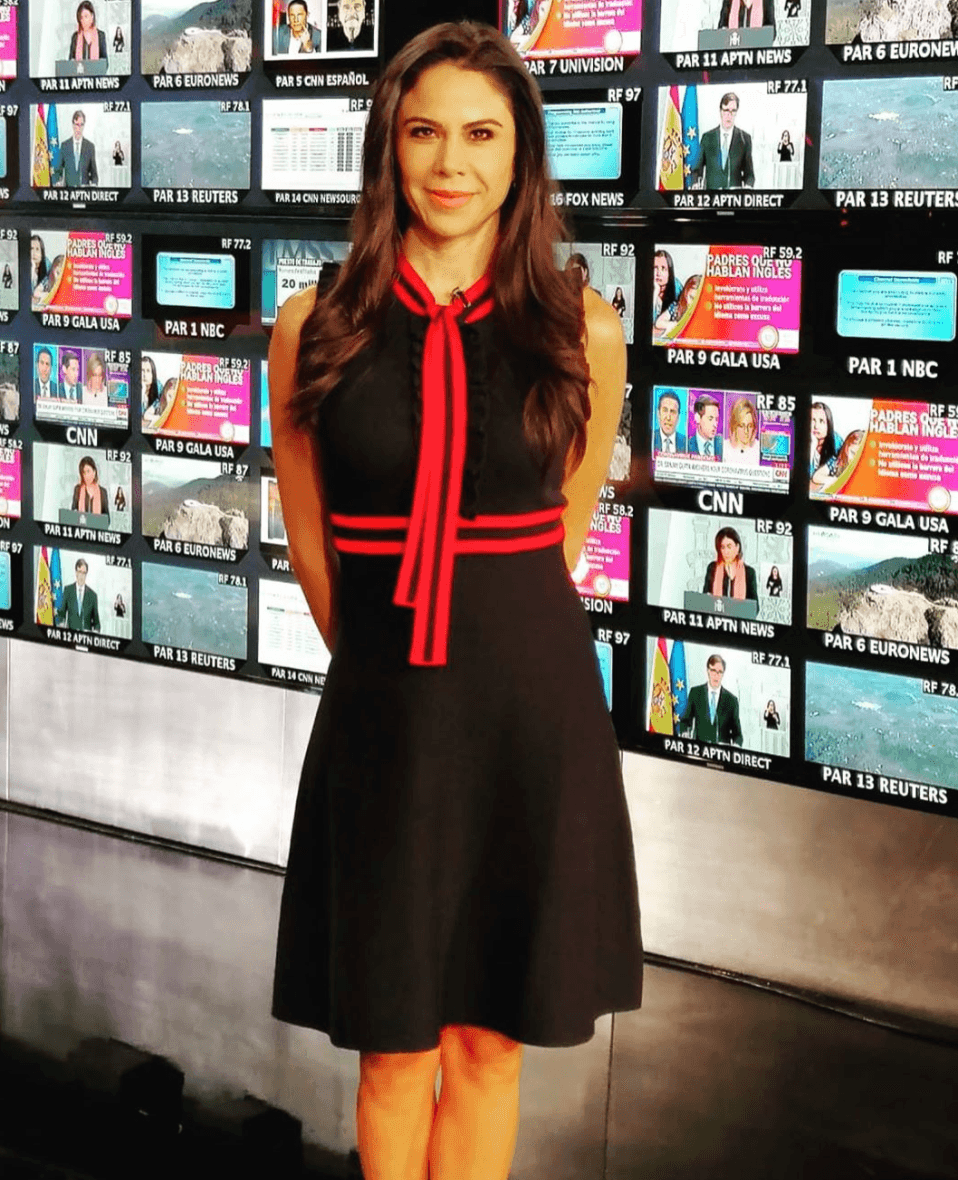 Paola Rojas está recibiendo terapia, tras haberse lesionado la espalda