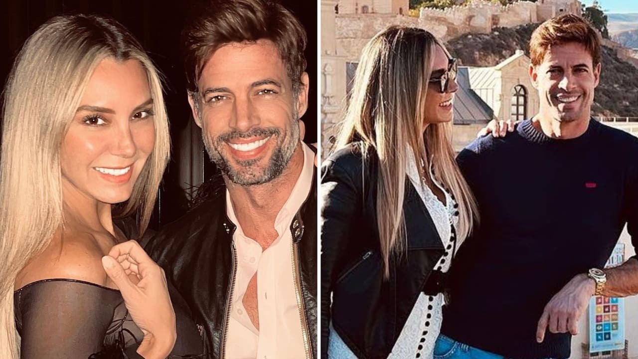 Elizabeth Gutiérrez y William Levy inician el 2024 abrazados, brincando y enamorados