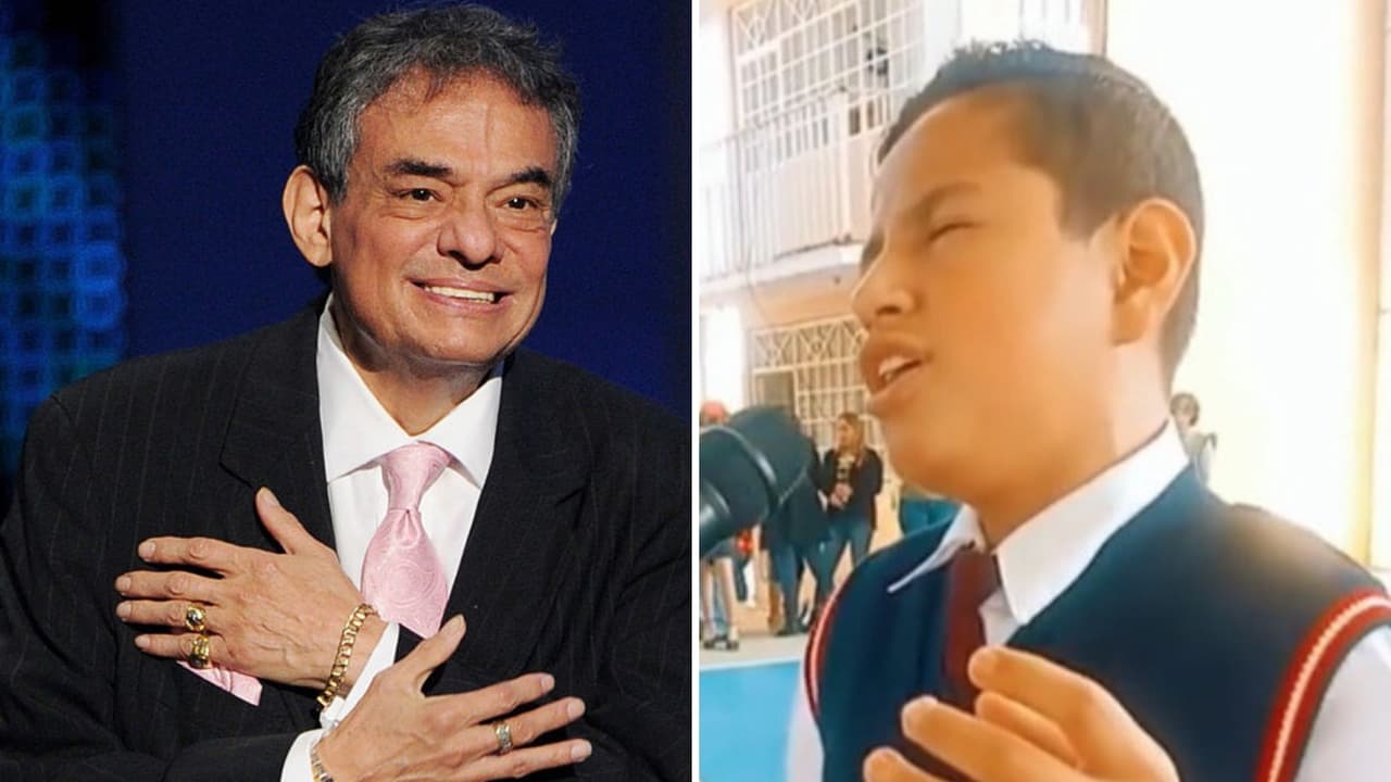 Joven canta frente a toda su escuela El Triste de José José e impacta por tener la misma voz