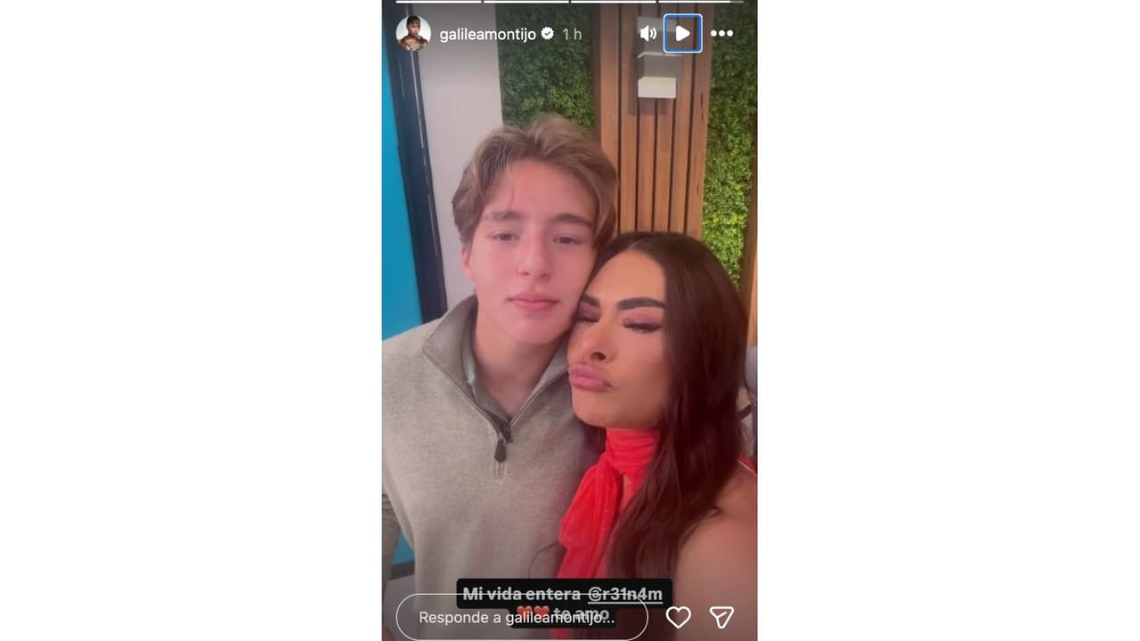 Mateo visita a su mamá Galilea Montijo en Hoy.