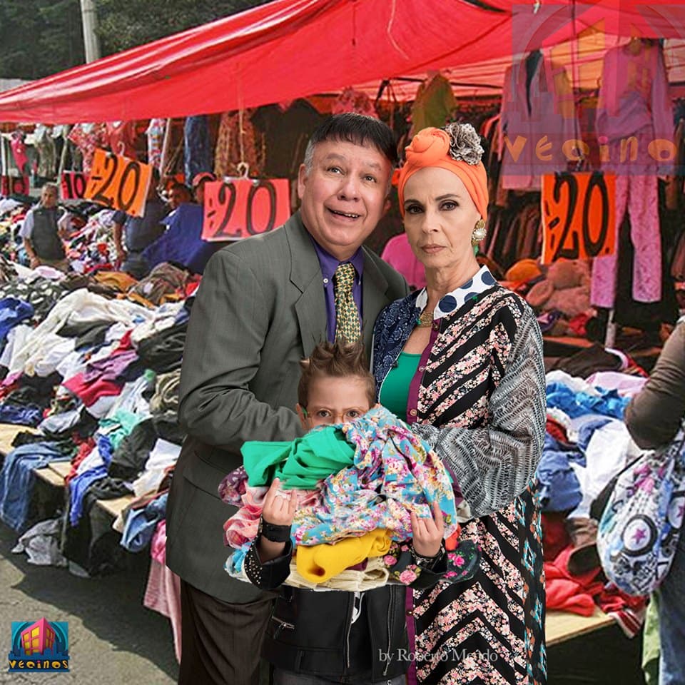 Los López Pérez buscando su outfit para el evento.