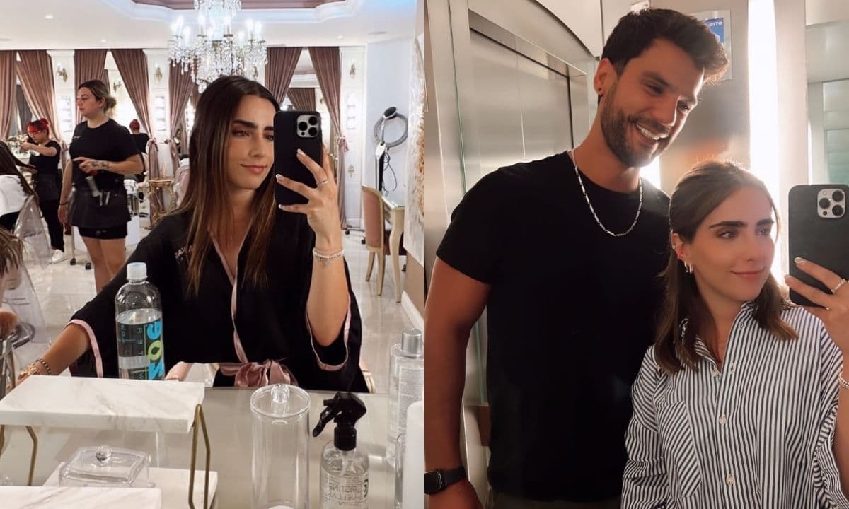 La actriz posó junto a su novio Ramsés Alemán