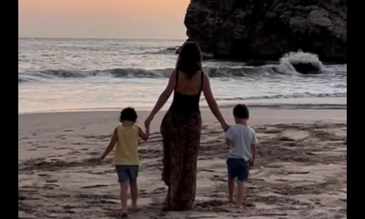 Bárbara y Sebastian ya lucen como todos unos niños grandes