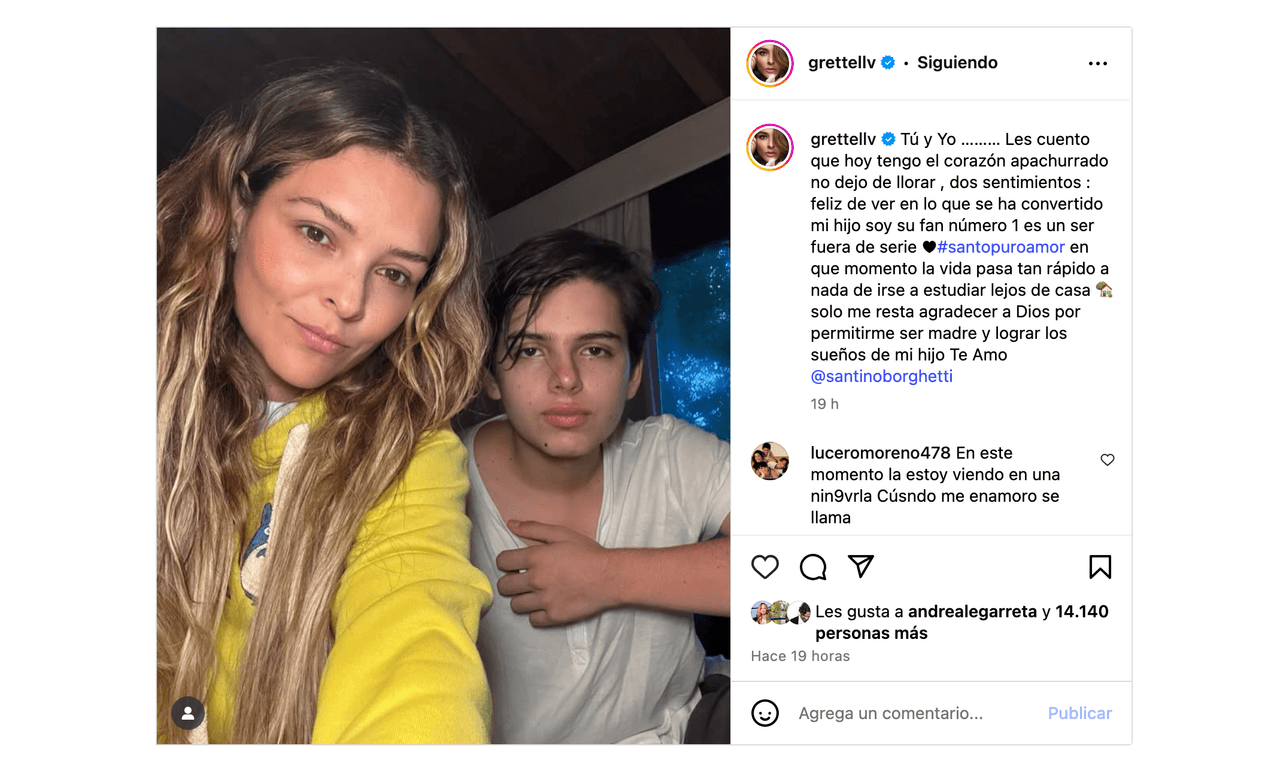 Grettell Valdez está destrozada porque su hijo se va de su casa y afirma: “No dejo de llorar”