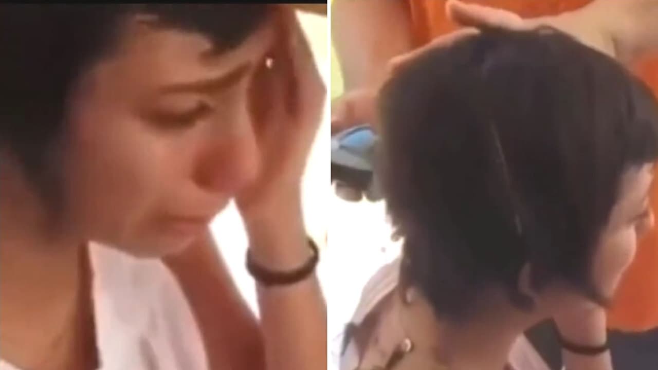 Papá rapa a su hija después de que se burlara de una compañera con cáncer: ¿su castigo fue justo?