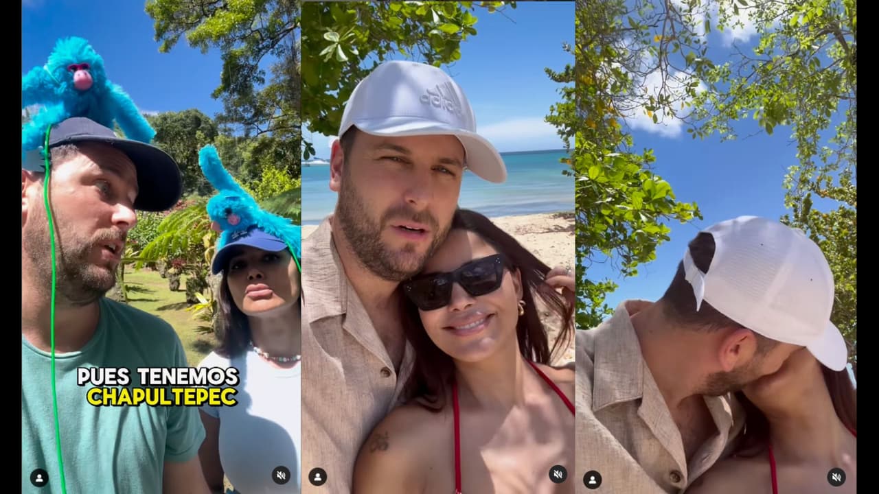 Aleida Núñez y su esposo disfrutan de su luna de miel