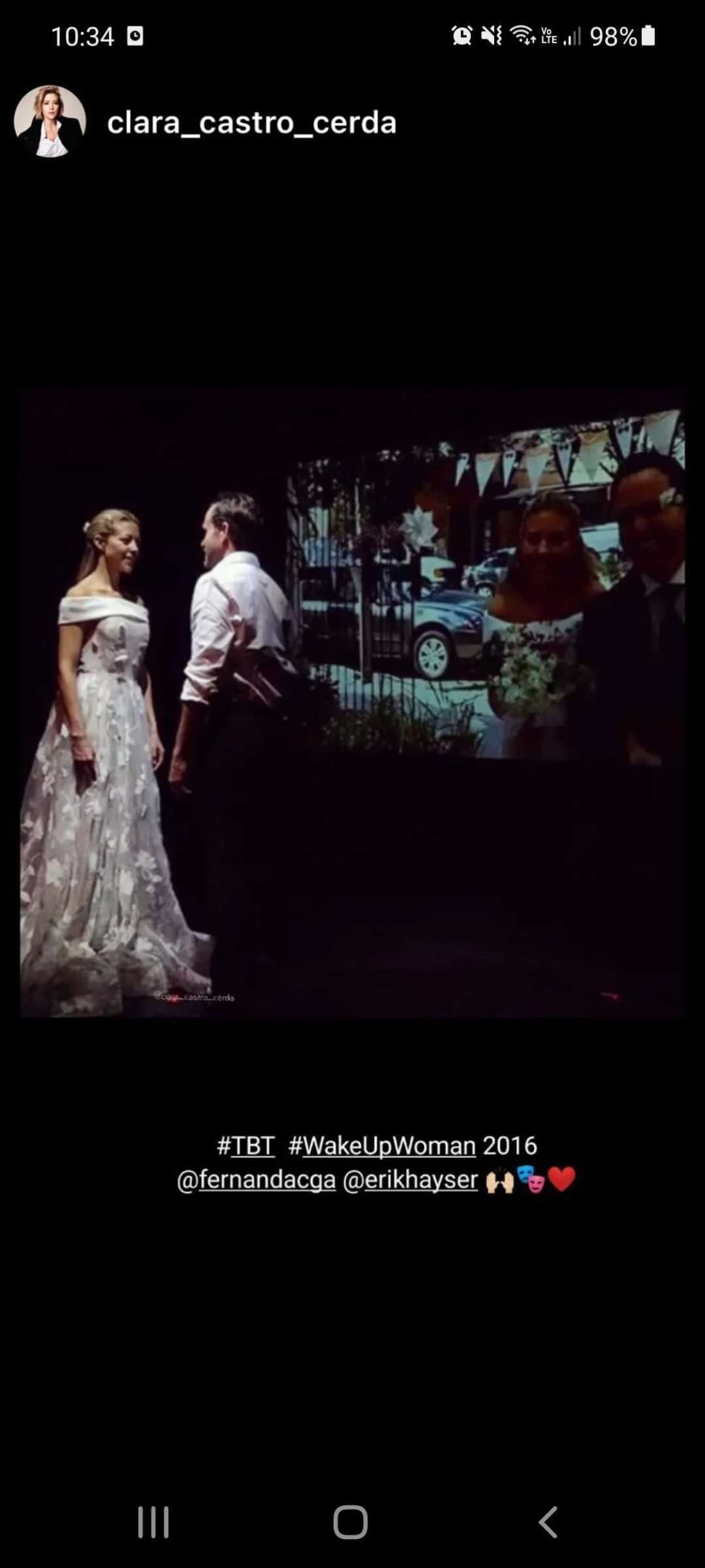 Fernanda Castillo es pareja de Erik Hayser desde hace casi 8 años