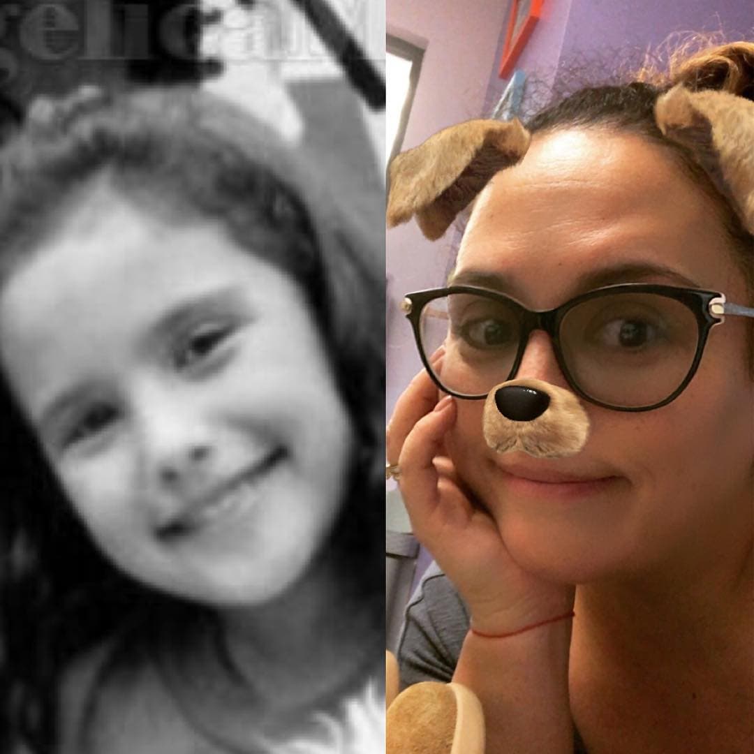 Angélica Vale publicó una foto de cuando era niña y bromeó diciendo que apenas tenía 20 años.