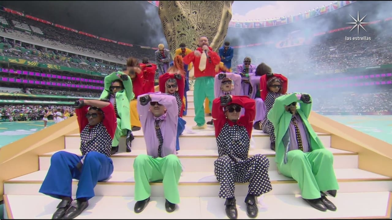 J Balvin en la ceremonia inaugural de la Copa Mundial 2026.