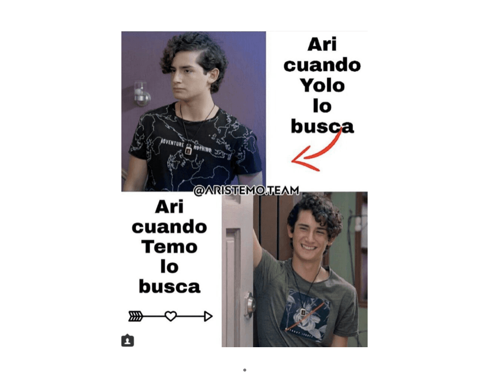 Ari cuando Yolo lo busca...
