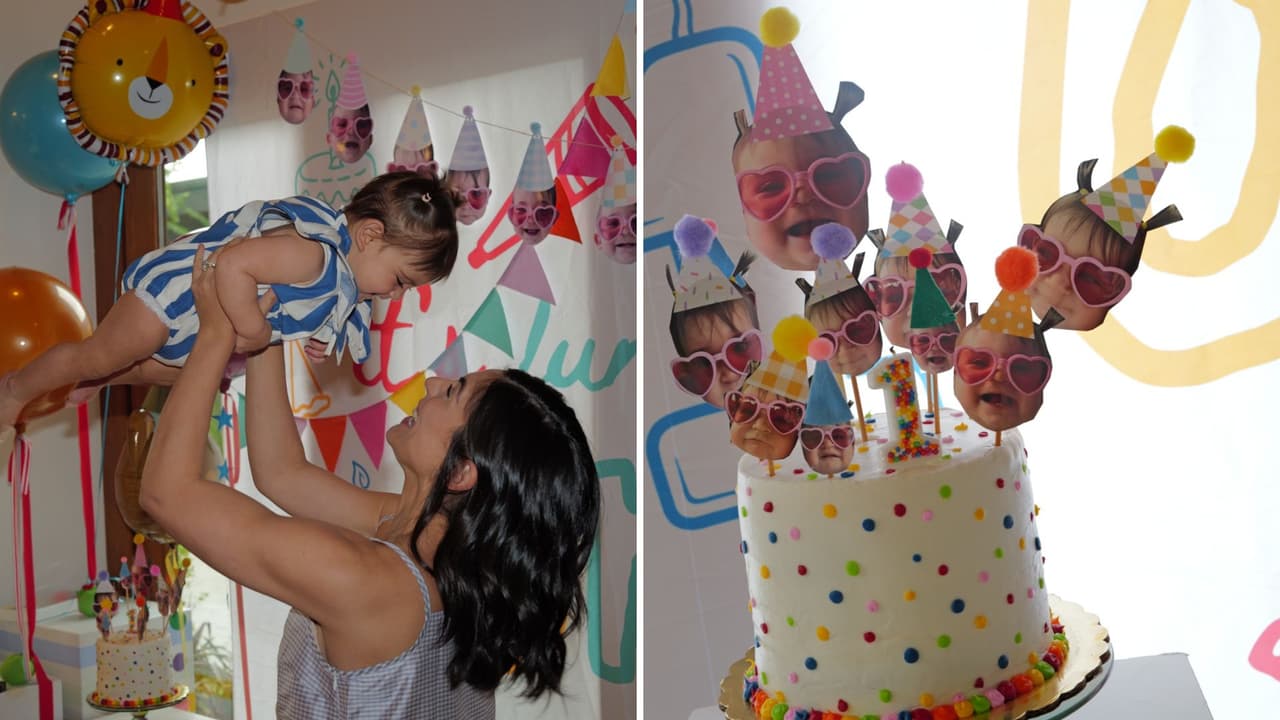 Ana Brenda Contreras celebra el cumpleaños de su hija Aria.