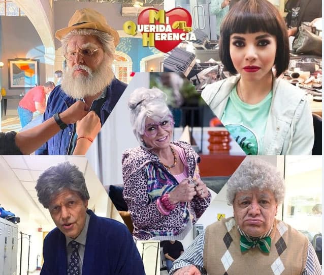 Así lucieron cada uno de los personajes antes de grabar estas escenas en Mi querida herencia.