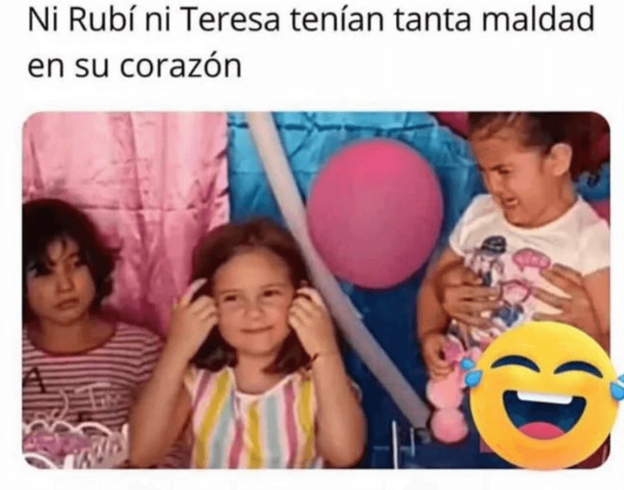A lo largo de los años, el público no olvida a las villanas que le hicieron la vida difícil a las protagonistas de telenovela. Con este meme, compararon a la pequeña María Eduarda con Rubí y Teresa, incluso destacaron que era aún más malvada por la travesura que hizo sin remordimiento alguno.