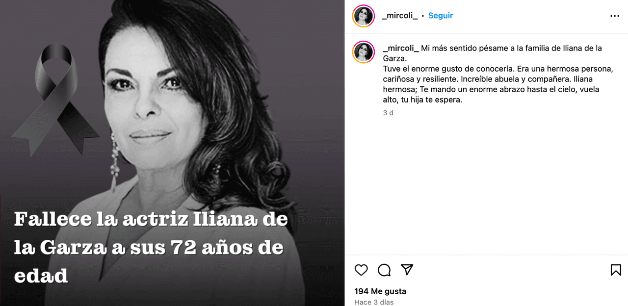 Hija de Dulce está de luto y publica conmovedor mensaje de despedida