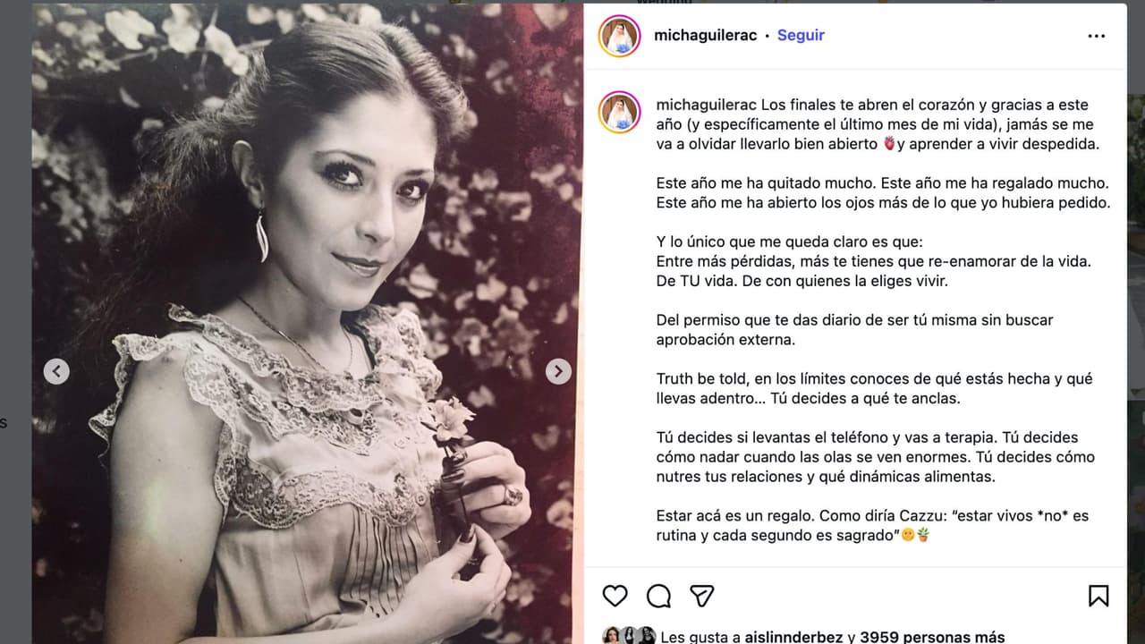 Hermana de Aislinn Derbez rompe el silencio tras la muerte de su mamá.