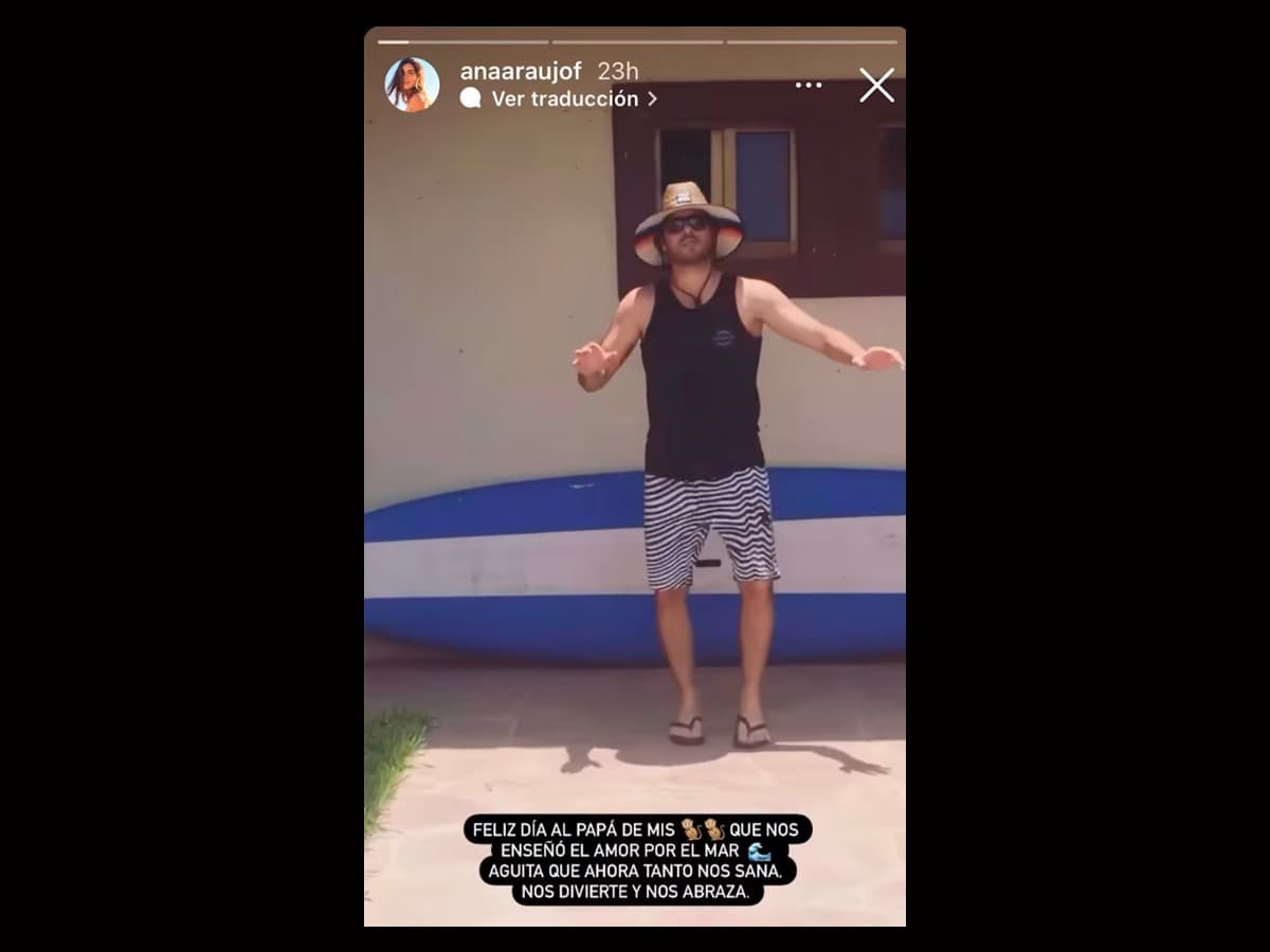 Ana Araujo exhibió al actor como nunca antes.