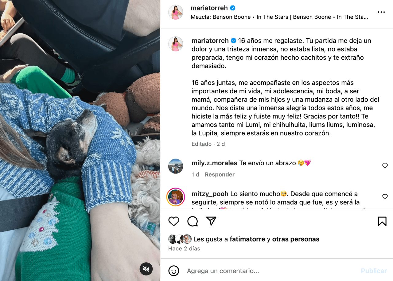 Hermana de Fátima Torre se despide de la pequeña Lumi