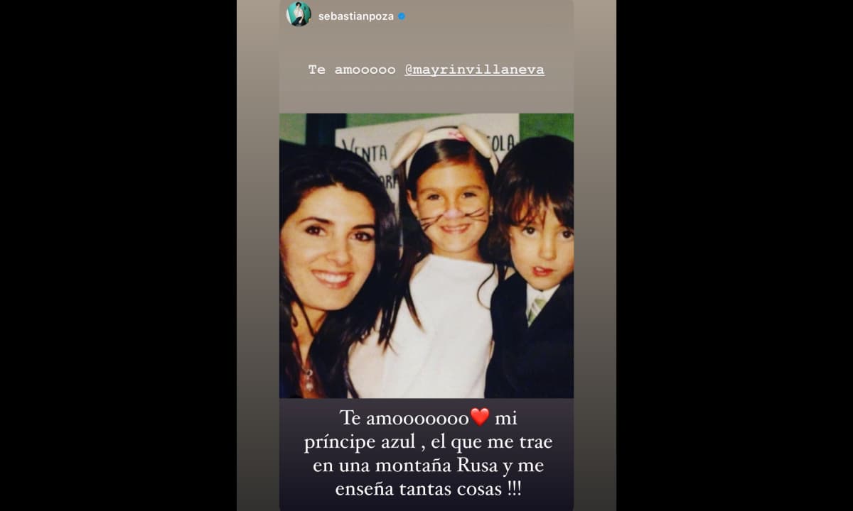 El actor celebró el día de las madres con conmovedora foto