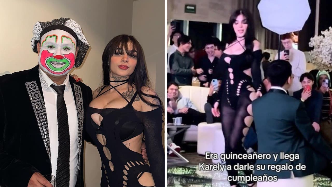 Brincos Dieras y Karely Ruiz aparecieron en una fiesta de XV años en Monterrey