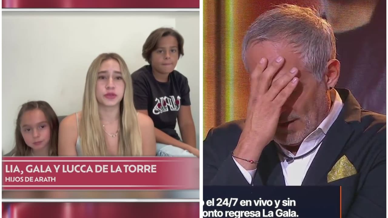 Arath de la Torre ve a sus hijos 'dentro' de la casa y dice que "ya no puede": Gala le suplica que no se vaya