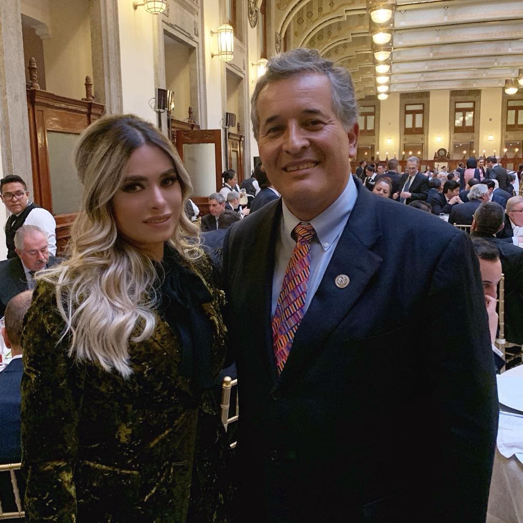 La conductora del programa Hoy fue una de las invitadas a la comida que brindó el presidente en Palacio Nacional tras su toma de protesta el pasado 1 de diciembre.
