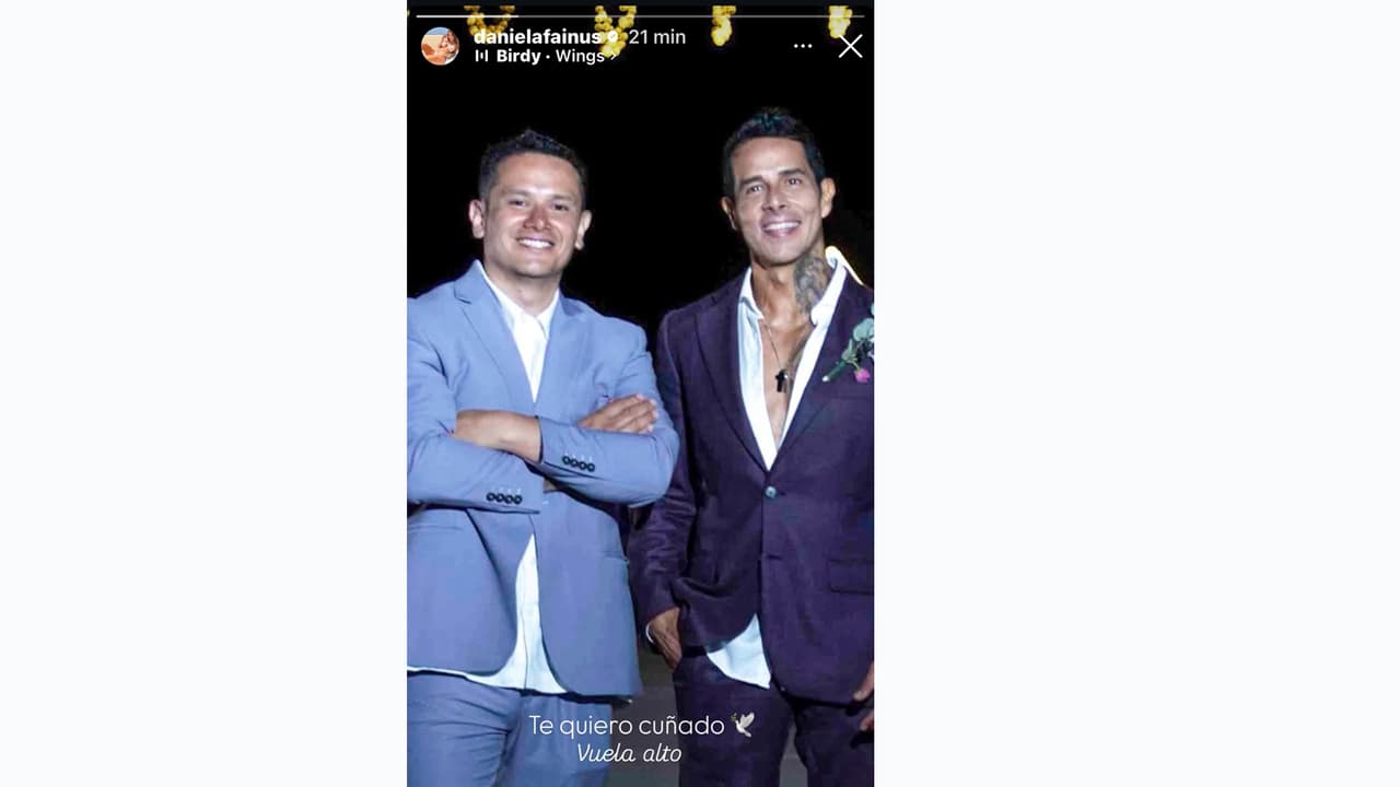 Captura de historia de Instagram de Daniela Fainus