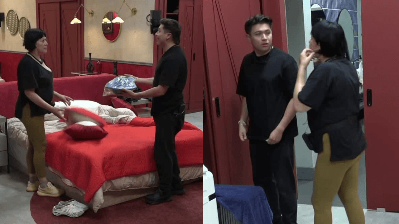 Alina Lozano regaña a Jim Velásquez frente a las cámaras; él se cansa y le responde: “No me molestes”