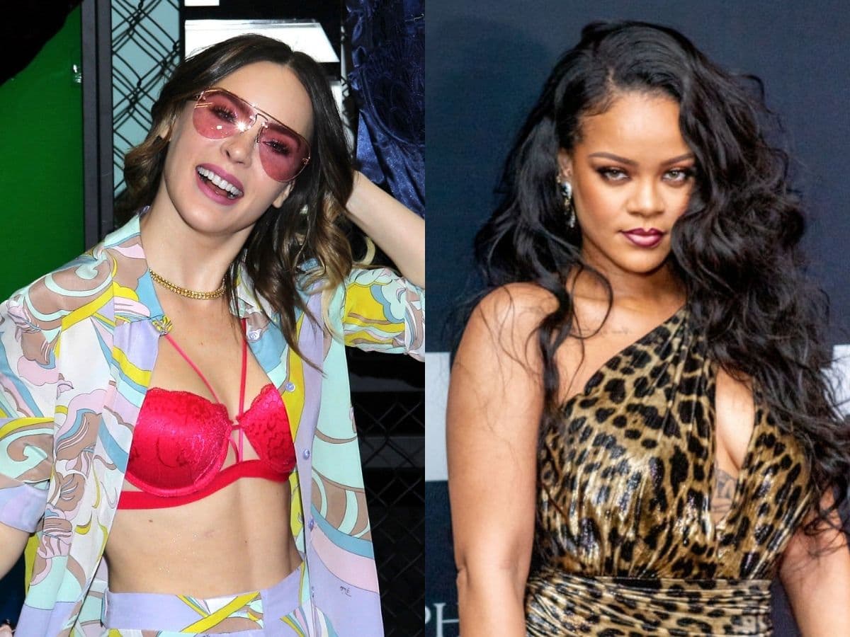 Belinda explota de emoción por embarazo de Rihanna y lo celebra