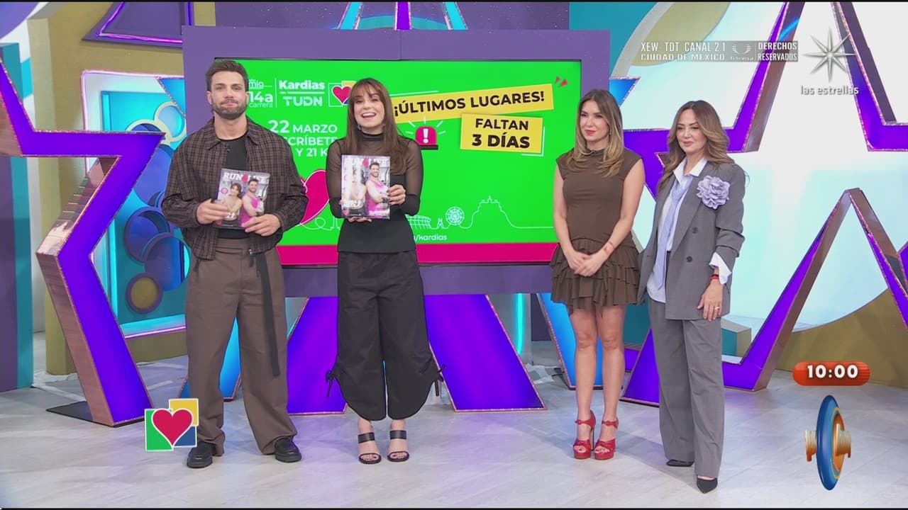 Tania Rincón y Nicola Porcella, embajadores de la décima cuarta carrera Kardias.