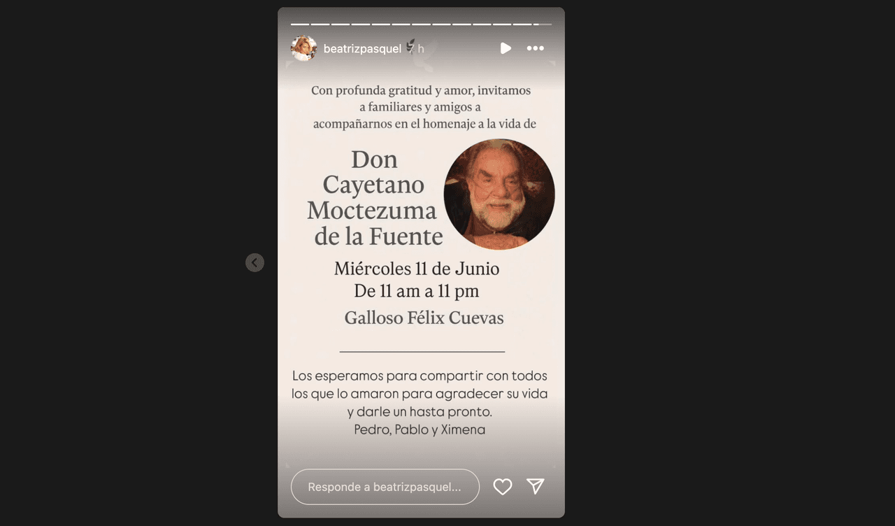 Hija de Alejandra Guzmán, destrozada, llora la muerte de su abuelo y se despide: “Siempre me voy a acordar de ti”