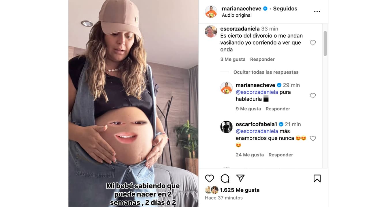 Mariana Echeverría y su esposo desmienten divorcio.